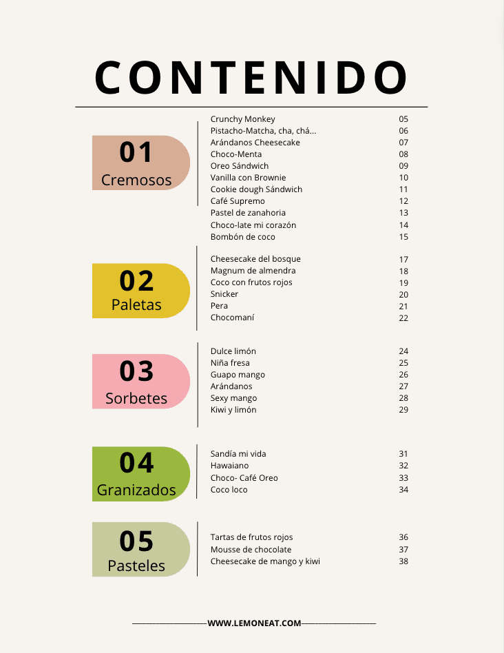 Contenido completo del ebook
